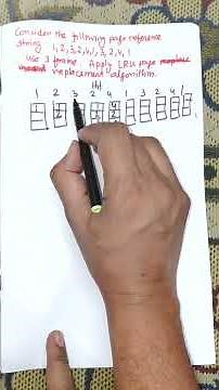 LRU Page Replacement Algorithm in Operating System | Least Recently Used with Solved Example