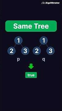 Same Tree | LeetCode 100 | Blind 75 | Recursive DFS Solution #leetcode #codinginterview #faang