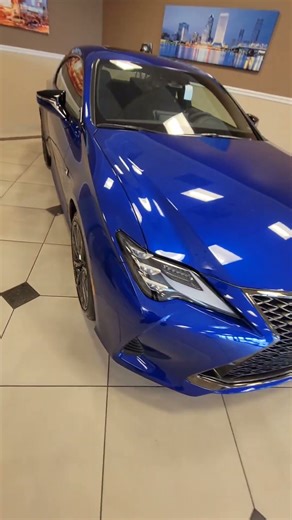 Lexus RC350 in Ultra Sonic Blue: Head-Turning Luxury in 15 Seconds