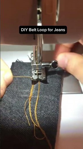 DIY Belt Loop for Jeans – Easy Sewing Tutorial #sewing #sewingtutorial #diy #sewinghacks