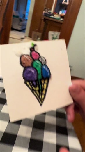 We had so much fun with this magic foam texture painting. We were off devices for hours. Even my 17 year old foster son loved it. The water added makes it 3D and it’s seriously like magic. We’ll be pulling this back out again as the days get shorter and we’re inside more. #craft #kids