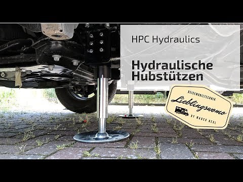 Hydraulische Stützen von HPC Hydraulics für Euer Wohnmobil