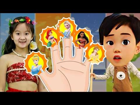 Summer Princesses Finger Family & Old Mcdonalds Had A Farm | Nursery Rhymes | DoReMi Kids Songs