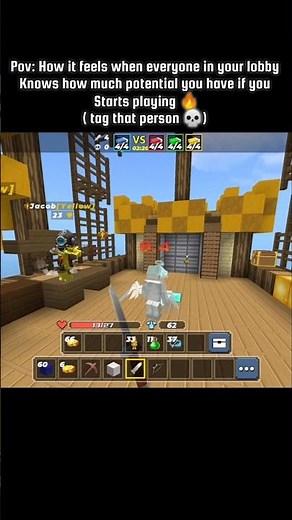 Blockman Go Bedwars 🤯 #blockmango #shortsfeed #blockmangobedwars