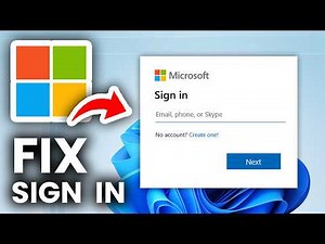 How To Fix Microsoft Account Sign In Problems - Step By Step
