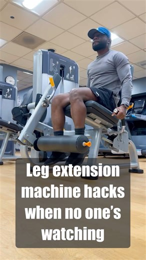 Leg Extension Hacks You’ve Never Tried 👀🔥 #gymHacks #legday #fitnesstips