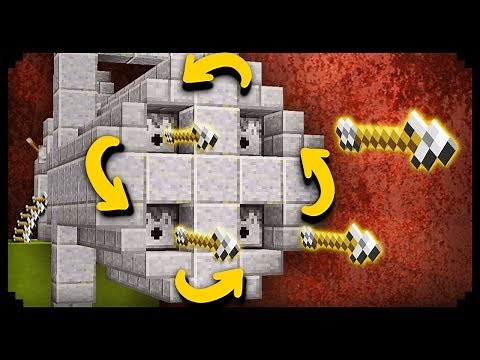 ✔ Minecraft: How to make a Working Minigun