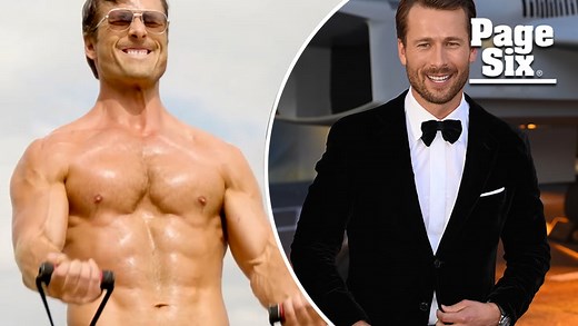 Glen Powell poses nude in steamy Men’s Health cover shoot