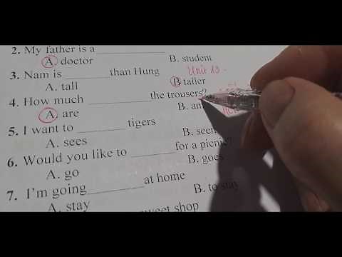 Giải đề thi Học Kỳ 2 Tiếng Anh Lớp 4 Đề số 3