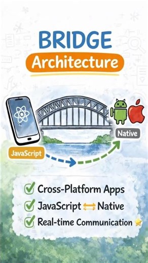 React Native Bridge explained under 30 seconds 🌉