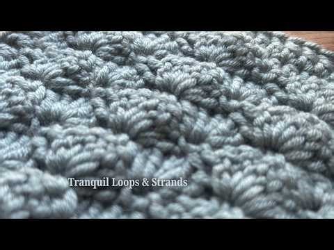 The Most Satisfying Beginner Crochet Pattern — soft, slow Cascading Shells stitch tutorial ✨TLS
