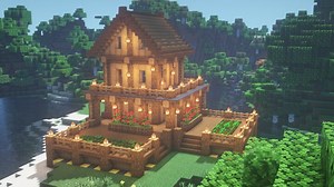 Simple survival base Minecraft Map