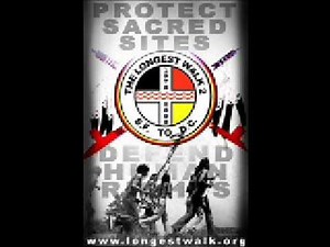 American Indian Movement Song Cahokia Mounds, Collinsville, Illinois 2008