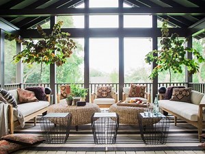 Garage   Screened Porch From HGTV Urban Oasis 2016