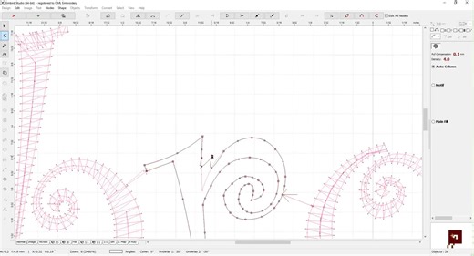 The 1mm Rule in Embird Font Engine: Fix Tiny Stitches with Node Editin