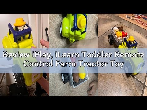 Review iPlay, iLearn Toddler Remote Control Farm Tractor Toy, Baby RC Trailer Truck Set, Music Prete