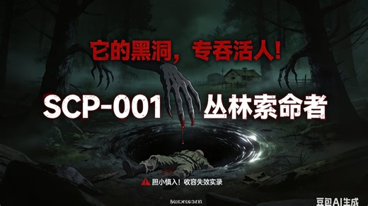 SCP-001：这黑洞专吞活人！整个小队被团灭！