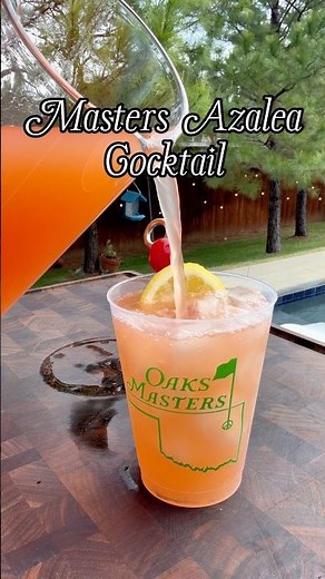 The Masters Azalea Cocktail - my version