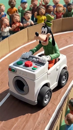 Goofy's Washing Machine Car vs. Mickey & Donald! #mickeymouse #disneyjunior #disney