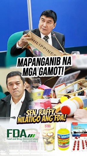 𝐌𝐀𝐏𝐀𝐍𝐆𝐀𝐍𝐈𝐁 𝐍𝐀 𝐌𝐆𝐀 𝐆𝐀𝐌𝐎𝐓! Nanggalaiti si Sen. Raffy sa ubod ng kawalang aksyon ng pamumuan ng Food and Drug Administration (FDA) laban sa mga nagkalat na illegal at unregistered health products na kanilang binigyan ng warnings. #Tulfo #RaffyTulfo #RaffyTulfoInAction #IdolMoSaSenado #KakampiMoSaSenado #NakikinigLumalabanUmaaksyon | Raffy Tulfo in Action
