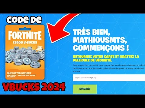 Tutorial (French) | How to redeem a V-Bucks code on Fortnite in 2025? 🤔