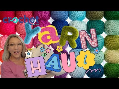 HUGE SUPRISE YARN HAUL, and GIVEAWAY! #yarnhaul #crochet #knit #tutorial #giveaway @WeCrochet