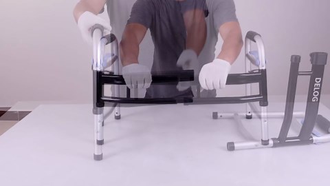 Delog Narrow Walkers for Seniors, Small Walkers for Seniors Tight Spaces Support Up to 350lbs, Standard Walkers for Adults