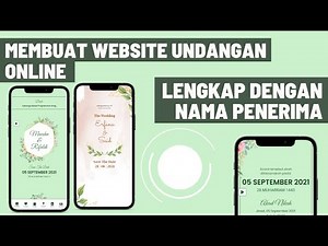 Membuat Website Undangan Online Lengkap dengan Nama Penerima