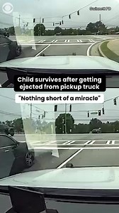 A child walked away with only minor scratches after being ejected from a pickup truck during a multi-vehicle crash involving a police cruiser in Gwinnett County, Georgia, authorities said. The collision occurred just seconds after officers initiated a traffic stop. After the crash, the child told officers he was OK and thanked them for helping him. “This video is nothing short of a miracle,” the Gwinnett County Police Department said in a social media post, reminding drivers that seat belts and