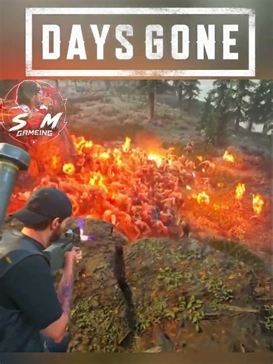 Days Gone Remastered Massive Challenge Horde MT Bailey More Horde Mods Epic Battle #daysgone #shorts
