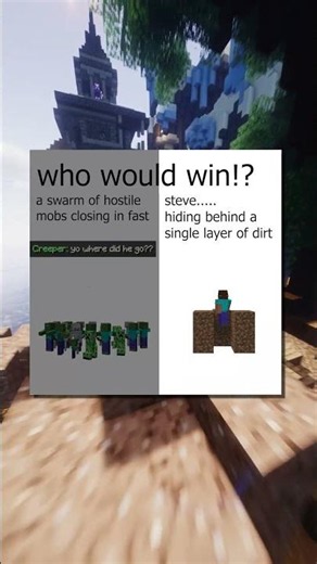 Minecraft Steve's Most Overpowered Survival Strategy 🤣🤣