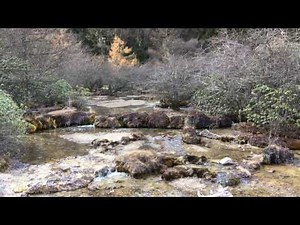 travertine pools at Huanglong National Scenic Reserve in China
