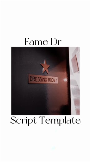Fame Dr script template, the link can be found pinned in the comments or you can view my other templates from the linktree in my insta bio :) #scripting #scripttemplate #shifting #shifters #shiftingrealities #desiredreality #notion