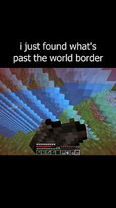 i just found what's past the world border in minecraft #minecraft #minecraftmemes #minecraftbuilds #minecraftpe #minecraftmods | Leaf World