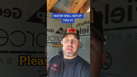 Follow these initial steps for a successful water well setup