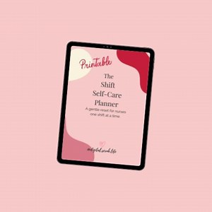 Shift Planner for Nurses and Shift Workers | Printable Digital Download - Etsy