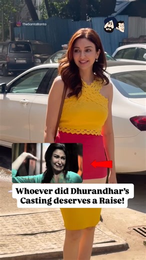 SantaBanta on Instagram: "Effortlessly radiant, Saumya Tandon proves that true style is all about confidence and charm. #SaumyaTandon #dhurandar #spotted"