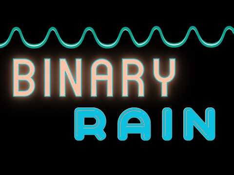 Binary Rain | Black Screen Ambient Drone for Focus & Relaxation