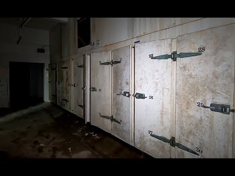 Exploring a Huge Abandoned Old Hospital Morgue with Labs, Blood Bank Autopsy Room and *Body Fridges*