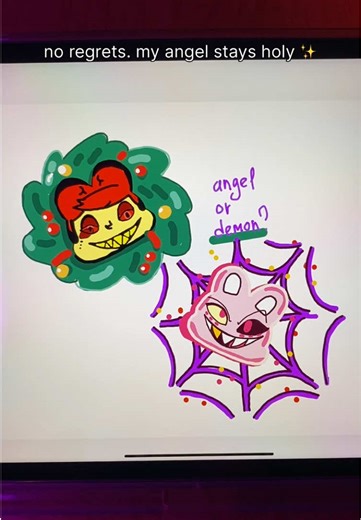 would you eat this gingerbread? 🍪 app: DRAWLY #drawly #artchallenge #gaming #drawing #hazbinhotel