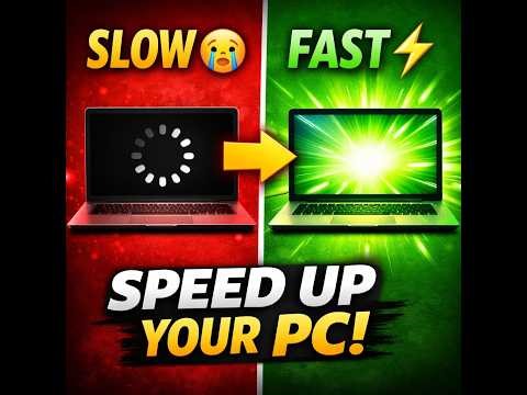 How to Speed Up Your PC (2026) ⚡ Fix Lag Fast!