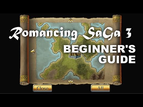 Romancing Saga 3 Remaster - Beginner's Guide - Open Towns on the World Map and Find the Lost Workers