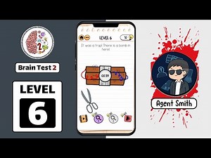 Brain Test 2 Level 6 Agent Smith Walkthrough or Answer
