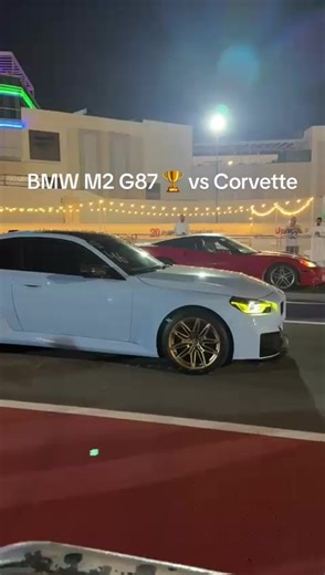 BMW M2 G72 Stage 2 vs Corvette at Autodrome Dubai