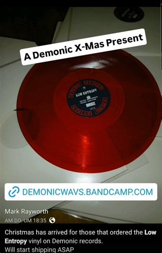 A Demonic X-Mas Present (New Low Entropy vinyl release)
