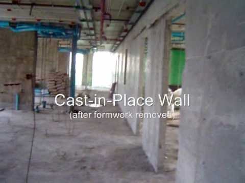 Lightweight Concrete CIP Walls