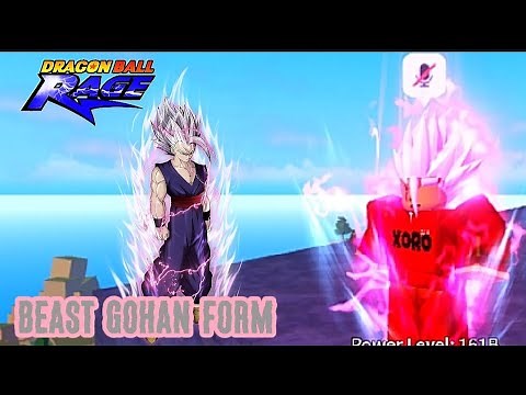 Beast Gohan form showcase and how to get it | Roblox dragon ball rage