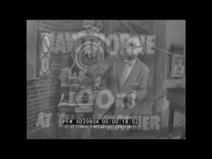 1952 JIM HAWTHORNE LOOKS AT THE WEATHER EARLY KNBC LOS ANGELES COMEDY PROGRAM XD38904