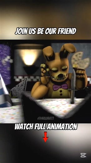 Join us be our friend #fnaf #fivenightsatfreddys #fnafanimation