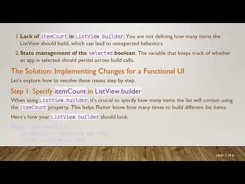 Resolving setState() Issues in Your Flutter App for Dynamic Updates